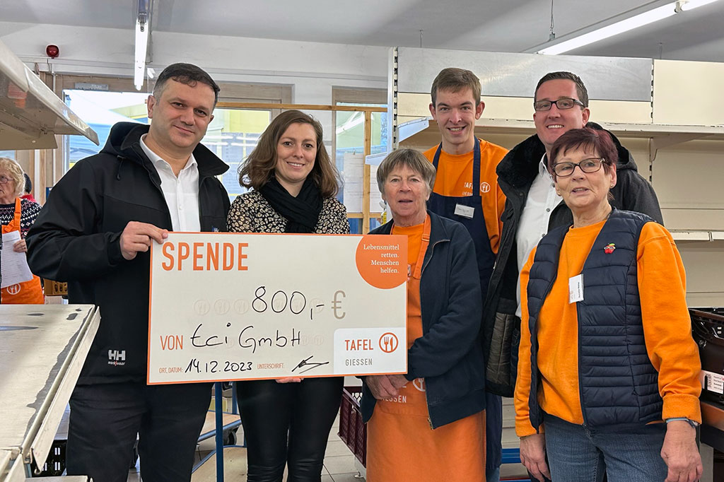 Spende an die Tafel in Gießen