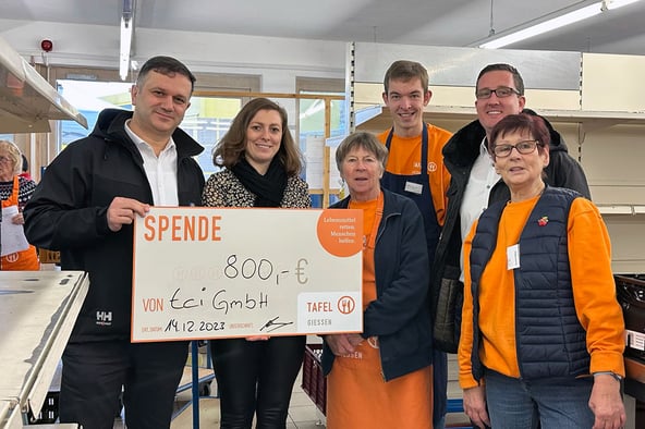 Spende an die Tafel in Gießen