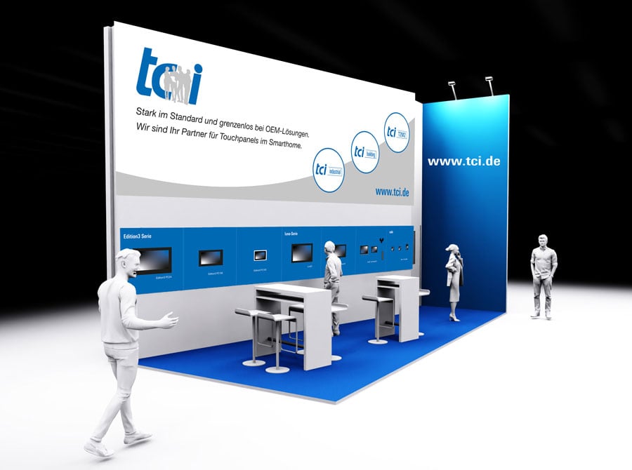 tci-Messestand 
